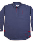 COORDINATES DECK SHIRT | WASHED NAVY WITH RED