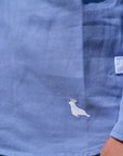 COORDINATES DECK SHIRT | ICE BLUE