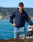 COORDINATES QUARTER ZIP | NAVY