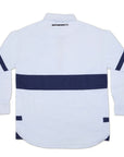 HALYARD DECK SHIRT | NAVY STRIPE