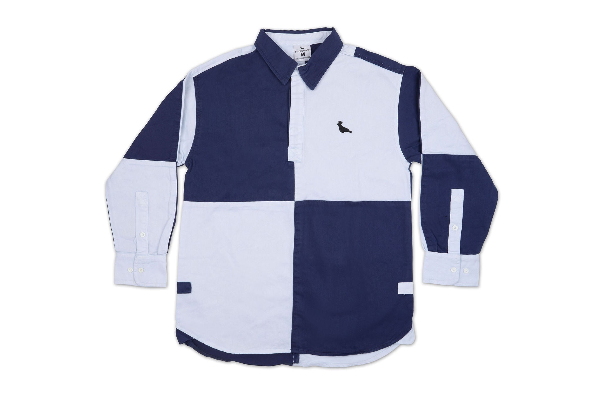 FORESTAY DECK SHIRT | NAVY QUARTERED – beachboundco