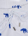 ELEPHANT SWIM SHORTS | WHITE