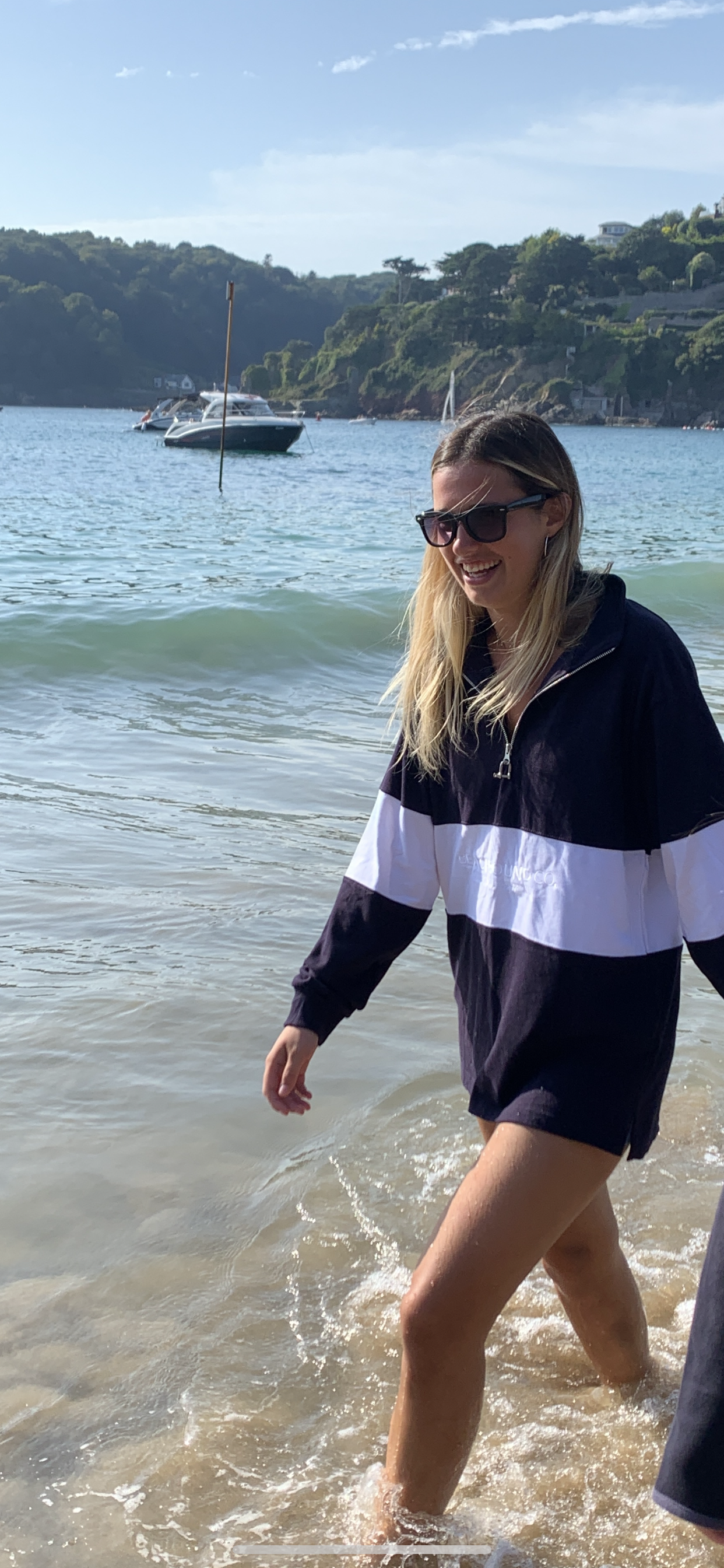 SPINNAKER QUARTER ZIP | NAVY