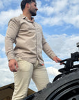 BeachBound Co x Elliott Ross Co – SAFARI SHIRT | SAND