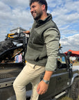 SAFARI SHACKLE GILET | OVERLAND GREEN