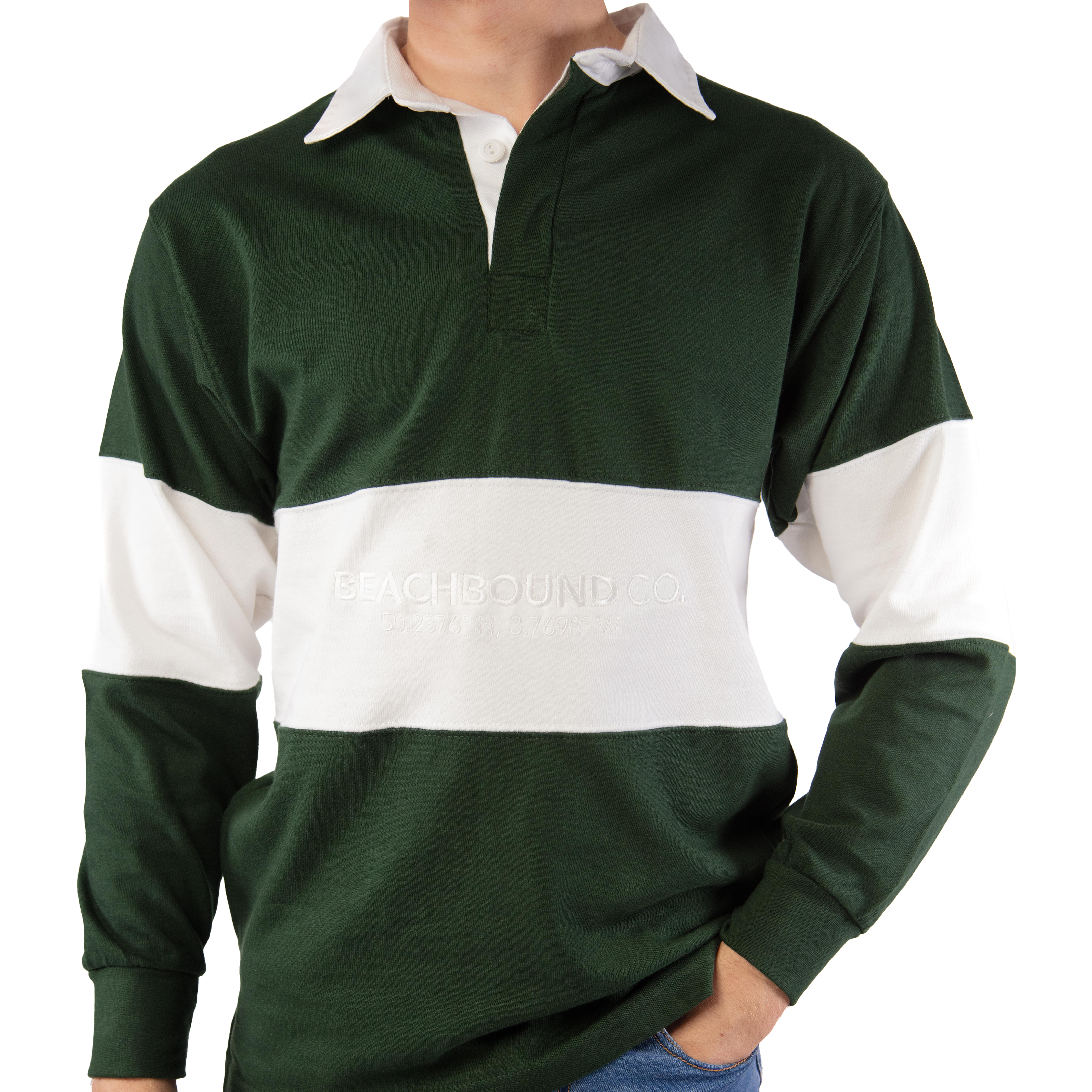 SPINNAKER RUGBY SHIRT | GREEN – beachboundco