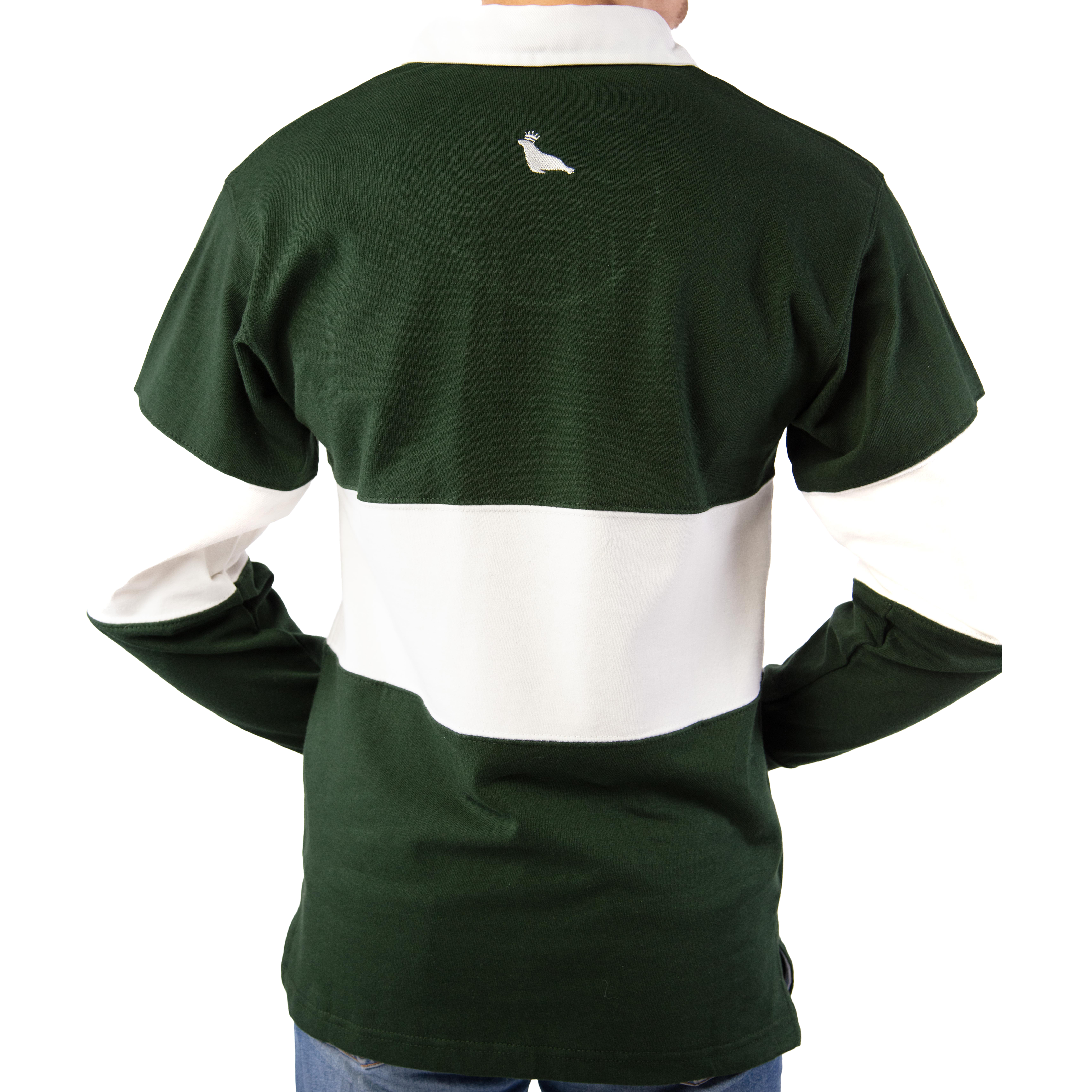 Montana　 BEACH Rugby Shirt Montana BEACH Rugby Shirt Rugby Shirt in Green Rugby Stripe