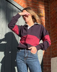 SPINNAKER RUGBY SHIRT | BURGUNDY