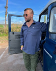 SALCOMBE DECK SHIRT | BLUE