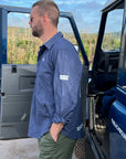 SALCOMBE DECK SHIRT | BLUE