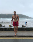 Rugby Swim Shorts | Red