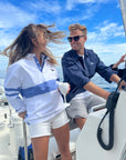 SALCOMBE DECK SHIRT | BLUE