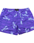 Navy Crabs and Lobsters Swim Shorts