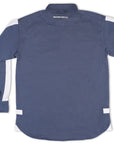 SNOWBOUND DECK SHIRT | WASHED NAVY WITH WHITE