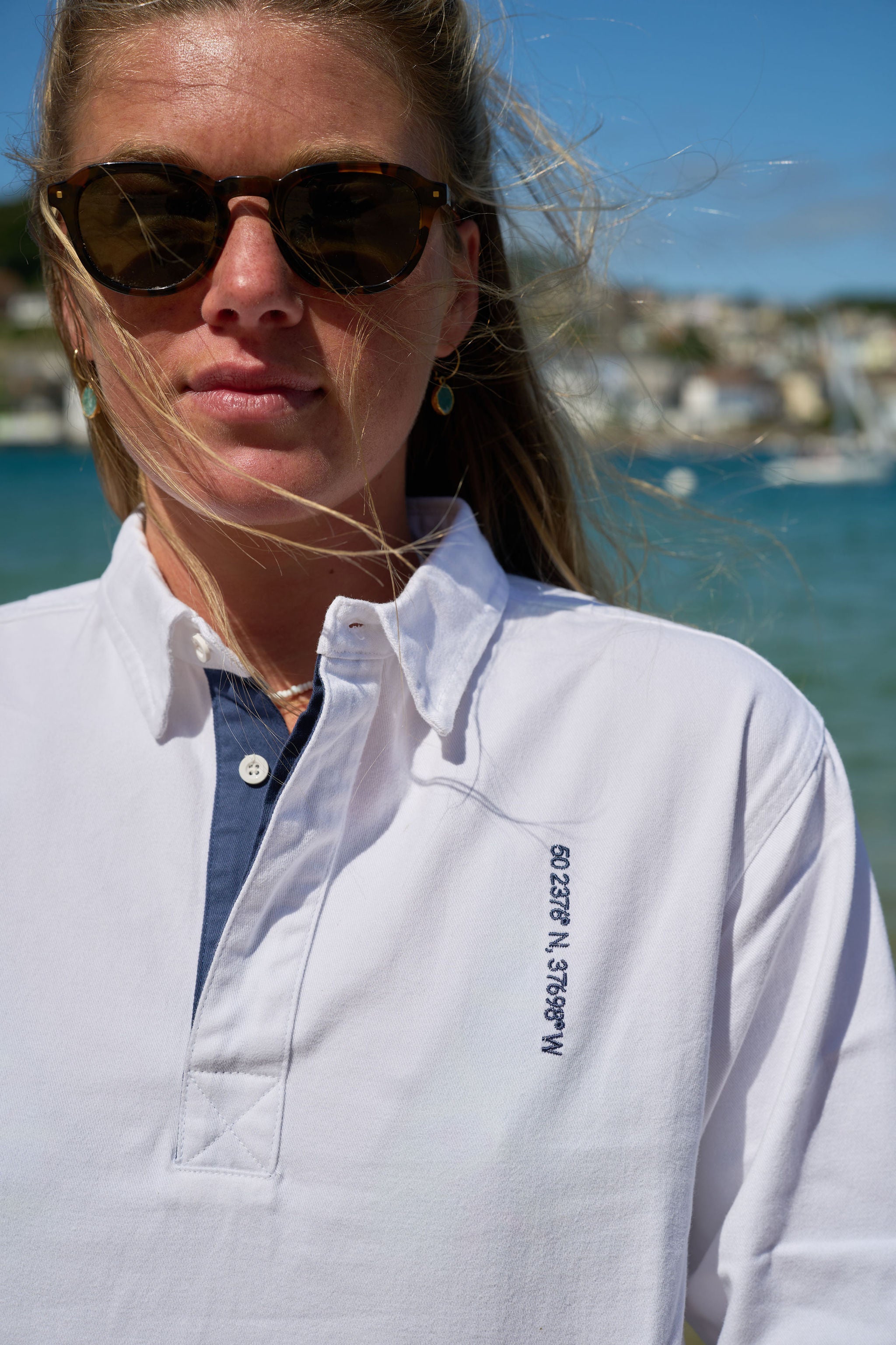 COORDINATES DECK SHIRT | White