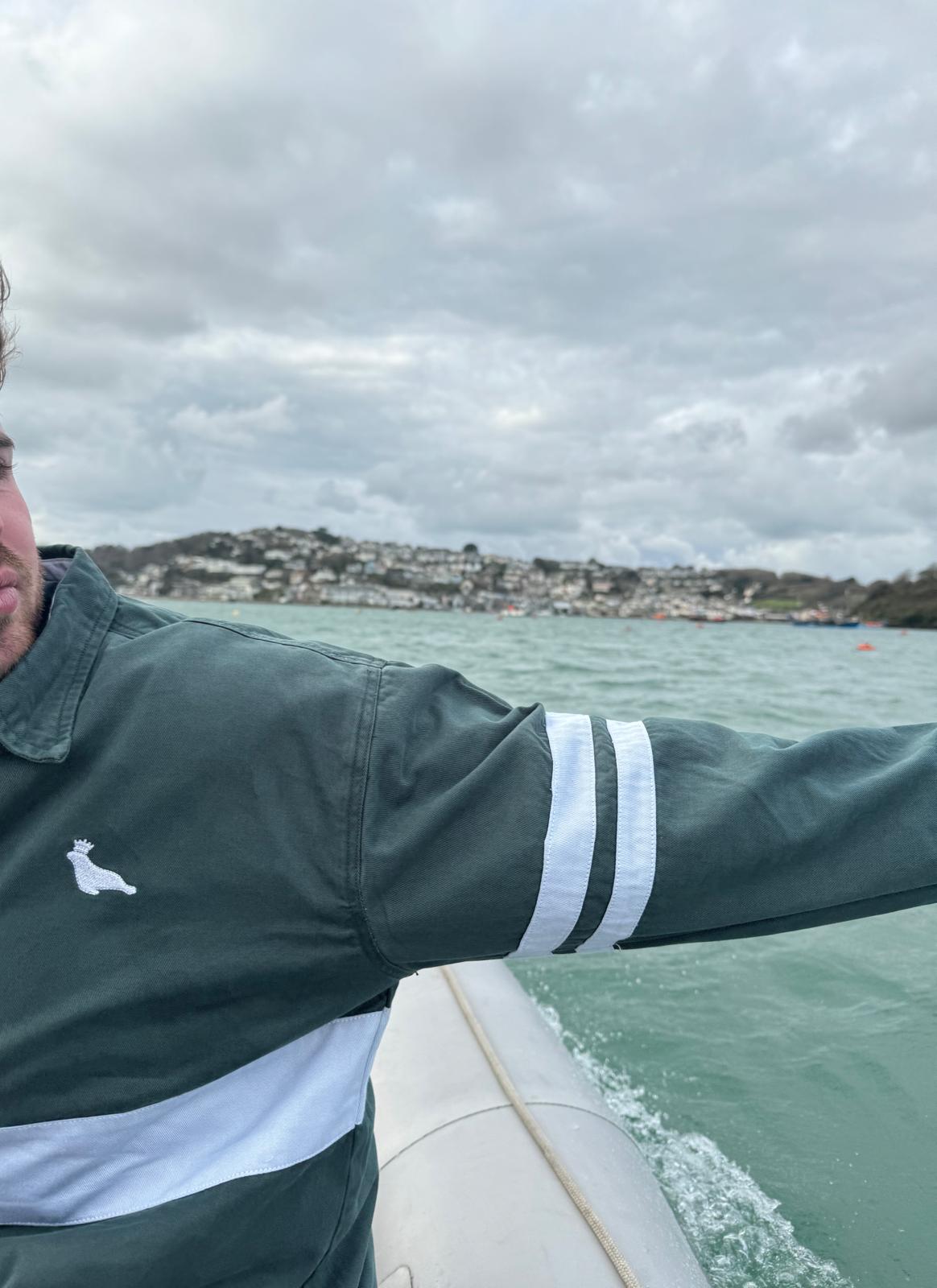 HALYARD DECK SHIRT | ALPINE GREEN