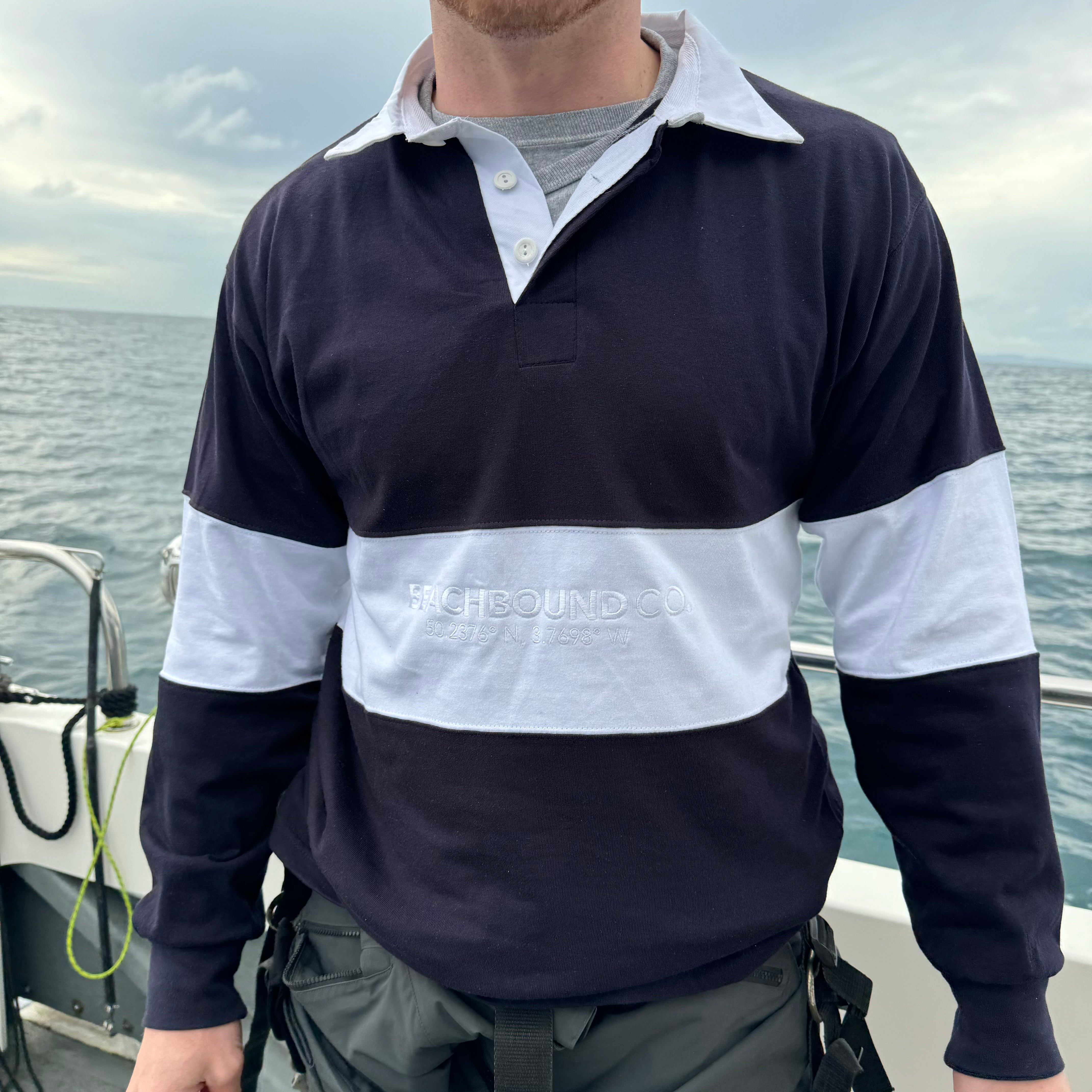 Rugby Shirt Navy CLASSIC NAVY BLUE WITH NAVY COLLAR 1871 RUGBY