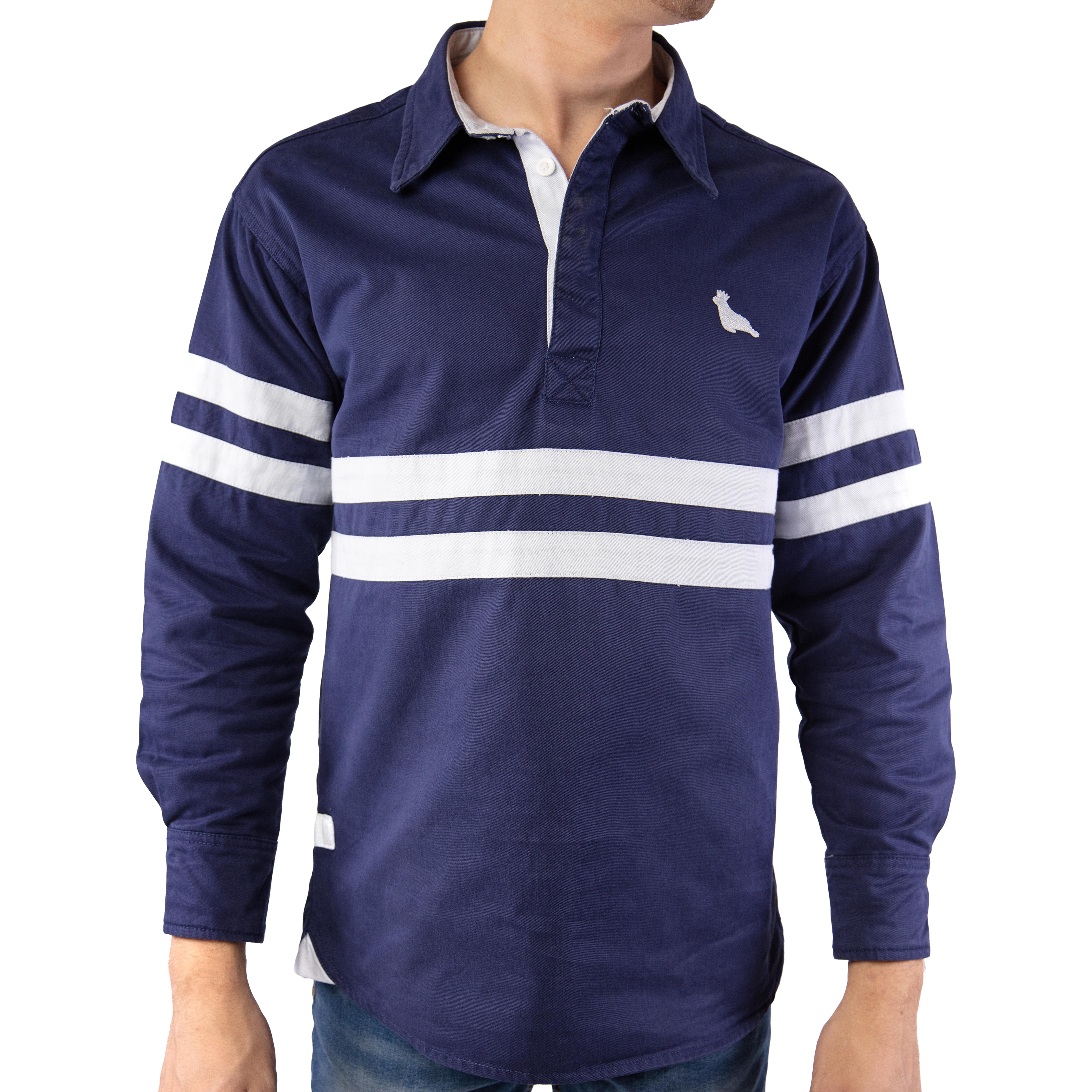 WATERLINE DECK SHIRT | NAVY