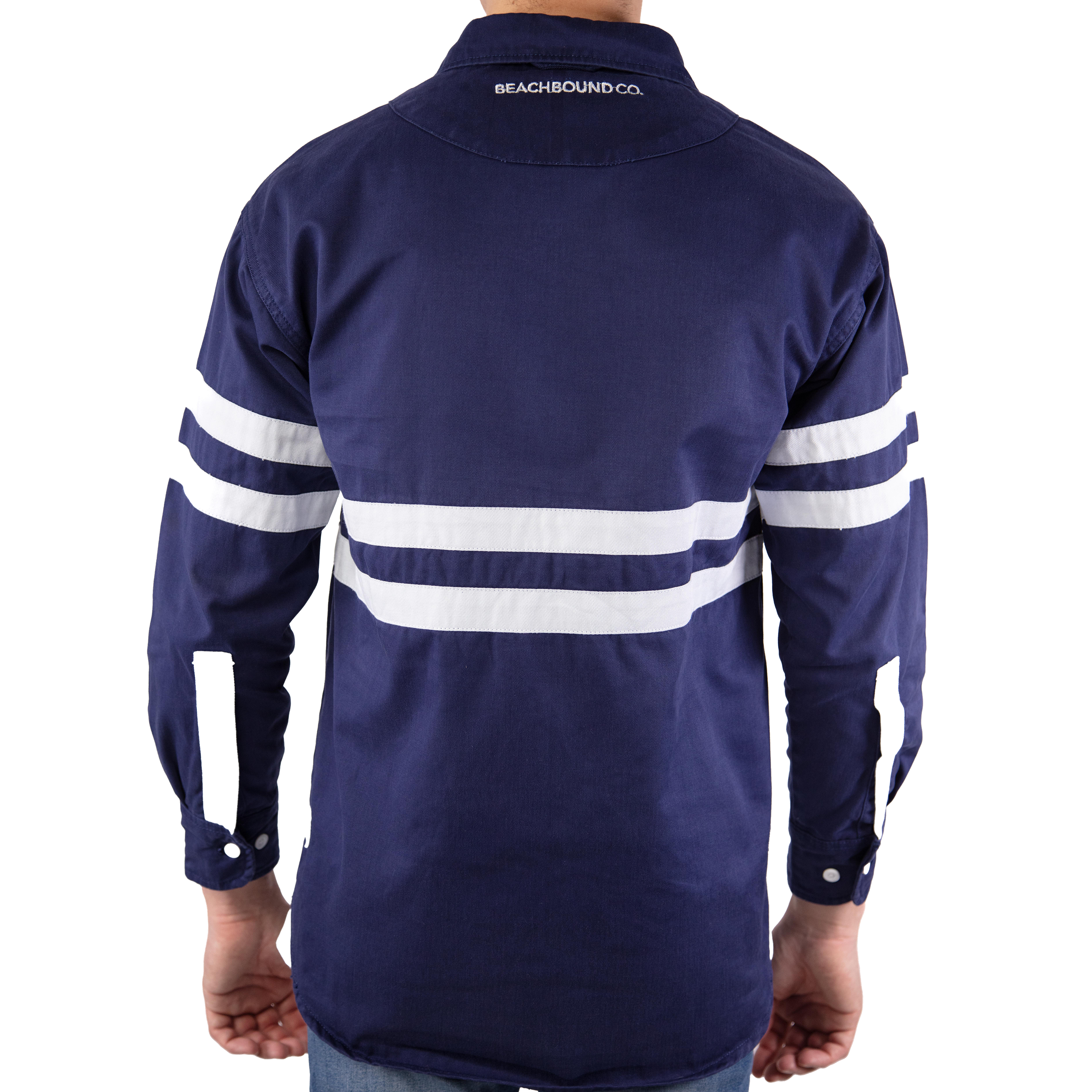 WATERLINE DECK SHIRT | NAVY