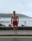 Rugby Swim Shorts | Red