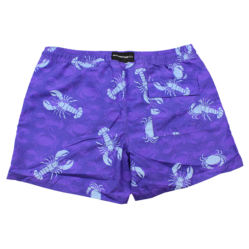 Navy Crabs and Lobsters Swim Shorts